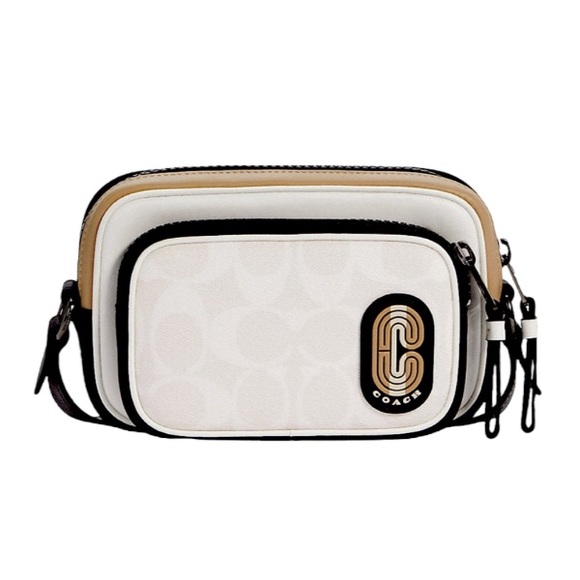 Coach Other - NWT Coach Bag Crossbody Unisex Mini Edge Double Pouch Colorblock Monogram New